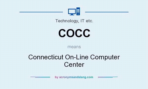 What does COCC mean? It stands for Connecticut On-Line Computer Center
