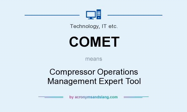 What does COMET mean? It stands for Compressor Operations Management Expert Tool