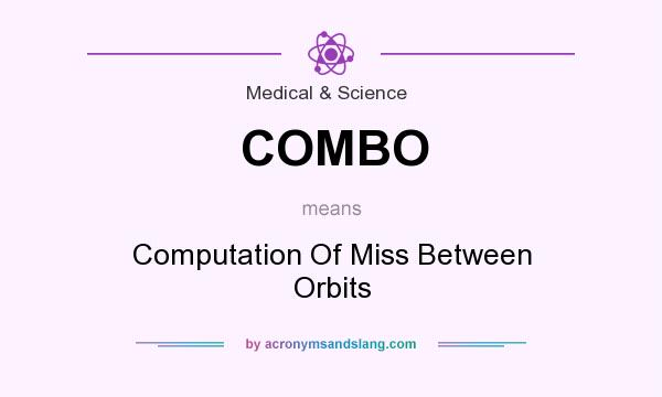 What does COMBO mean? It stands for Computation Of Miss Between Orbits