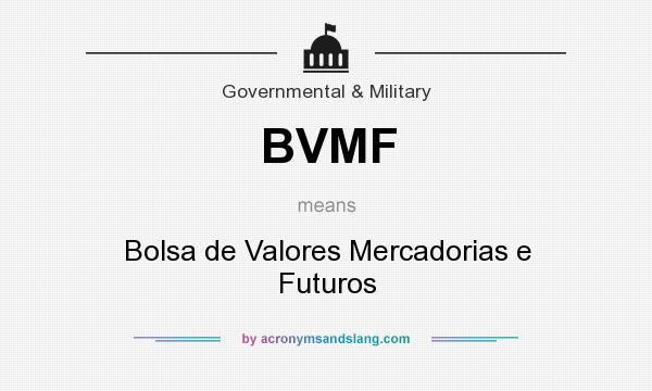 What does BVMF mean? It stands for Bolsa de Valores Mercadorias e Futuros