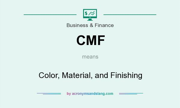 What does CMF mean? It stands for Color, Material, and Finishing