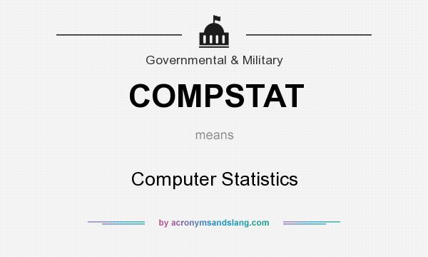 What does COMPSTAT mean? It stands for Computer Statistics