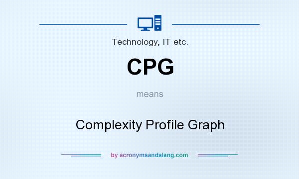 What does CPG mean? It stands for Complexity Profile Graph