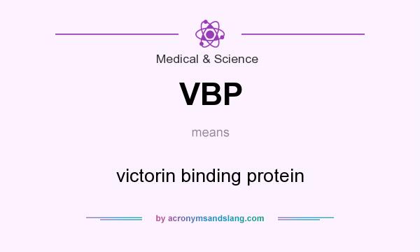 What does VBP mean? It stands for victorin binding protein