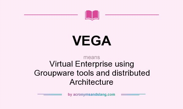 What does VEGA mean? It stands for Virtual Enterprise using Groupware tools and distributed Architecture