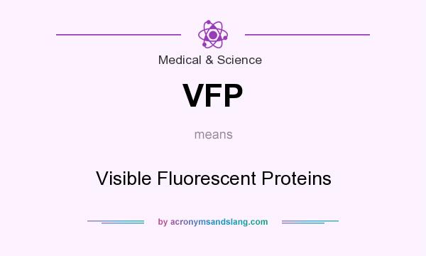 What does VFP mean? It stands for Visible Fluorescent Proteins