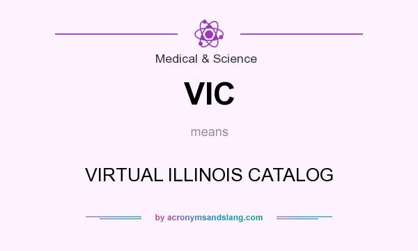 What does VIC mean? It stands for VIRTUAL ILLINOIS CATALOG