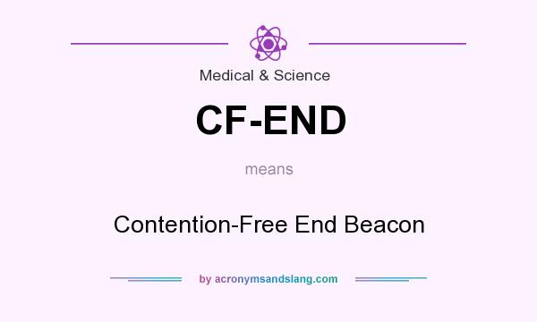 What does CF-END mean? It stands for Contention-Free End Beacon