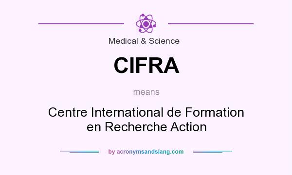 What does CIFRA mean? It stands for Centre International de Formation en Recherche Action