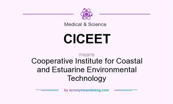 What does CICEET mean? It stands for Cooperative Institute for Coastal and Estuarine Environmental Technology