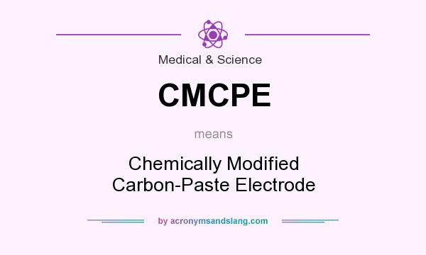 What does CMCPE mean? It stands for Chemically Modified Carbon-Paste Electrode