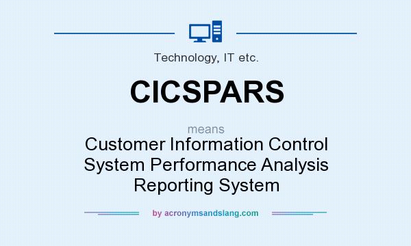 What does CICSPARS mean? It stands for Customer Information Control System Performance Analysis Reporting System