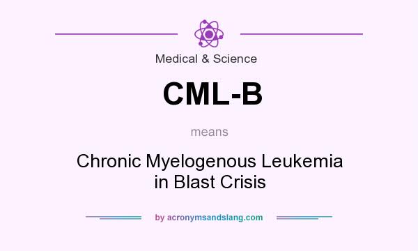 What does CML-B mean? It stands for Chronic Myelogenous Leukemia in Blast Crisis