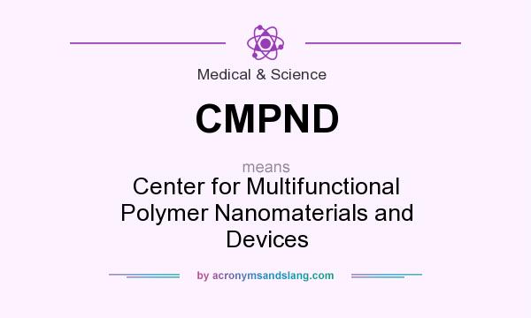 What does CMPND mean? It stands for Center for Multifunctional Polymer Nanomaterials and Devices
