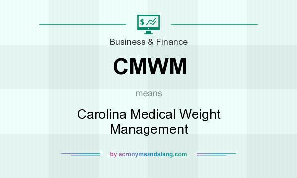 What does CMWM mean? It stands for Carolina Medical Weight Management