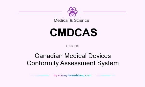 What does CMDCAS mean? It stands for Canadian Medical Devices Conformity Assessment System