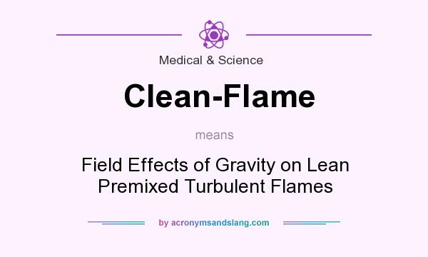 What does Clean-Flame mean? It stands for Field Effects of Gravity on Lean Premixed Turbulent Flames