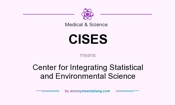What does CISES mean? It stands for Center for Integrating Statistical and Environmental Science