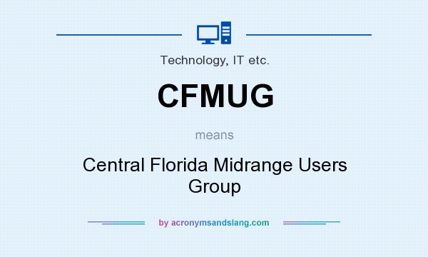 What does CFMUG mean? It stands for Central Florida Midrange Users Group