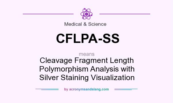 What does CFLPA-SS mean? It stands for Cleavage Fragment Length Polymorphism Analysis with Silver Staining Visualization