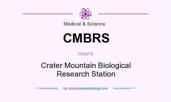What does CMBRS mean? It stands for Crater Mountain Biological Research Station