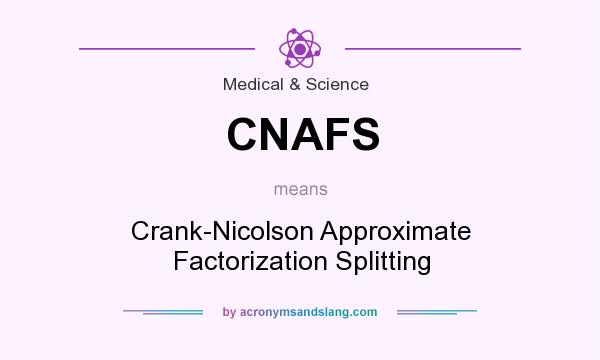 What does CNAFS mean? It stands for Crank-Nicolson Approximate Factorization Splitting