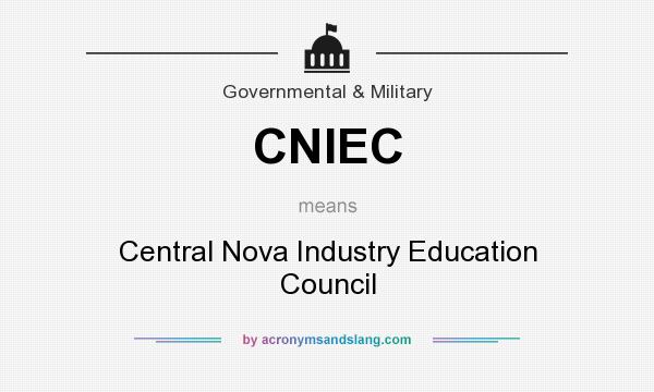 What does CNIEC mean? It stands for Central Nova Industry Education Council