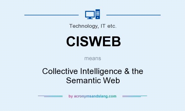 What does CISWEB mean? It stands for Collective Intelligence & the Semantic Web