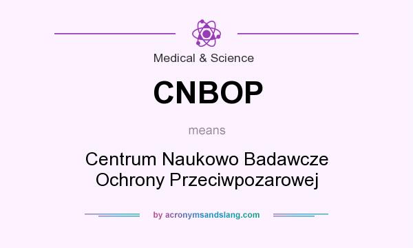 What does CNBOP mean? It stands for Centrum Naukowo Badawcze Ochrony Przeciwpozarowej