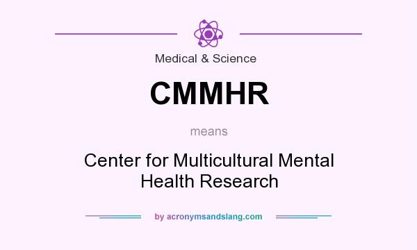 What does CMMHR mean? It stands for Center for Multicultural Mental Health Research