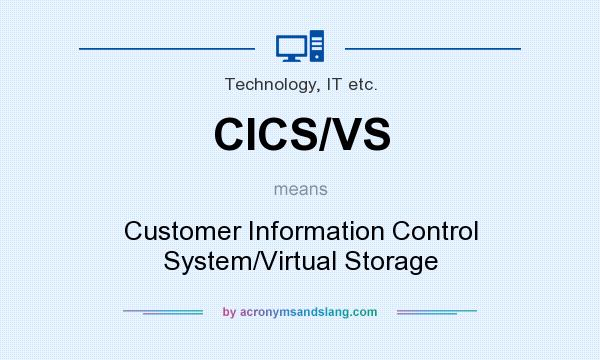What does CICS/VS mean? It stands for Customer Information Control System/Virtual Storage