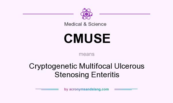 What does CMUSE mean? It stands for Cryptogenetic Multifocal Ulcerous Stenosing Enteritis