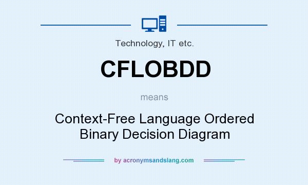 What does CFLOBDD mean? It stands for Context-Free Language Ordered Binary Decision Diagram