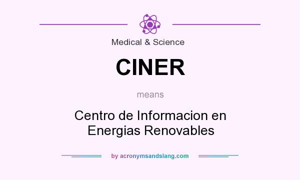 What does CINER mean? It stands for Centro de Informacion en Energias Renovables