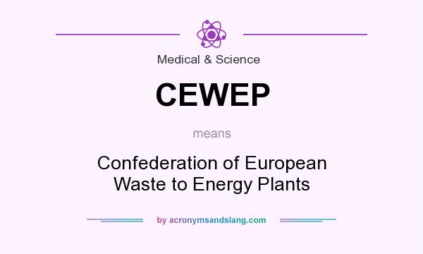 What does CEWEP mean? It stands for Confederation of European Waste to Energy Plants