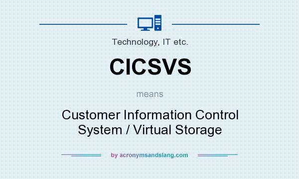 What does CICSVS mean? It stands for Customer Information Control System / Virtual Storage