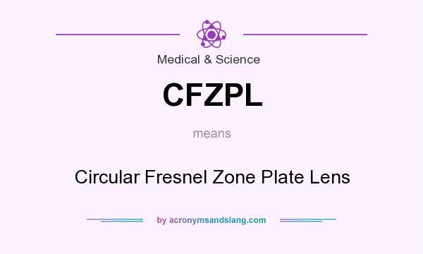 What does CFZPL mean? It stands for Circular Fresnel Zone Plate Lens