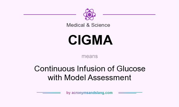 What does CIGMA mean? It stands for Continuous Infusion of Glucose with Model Assessment