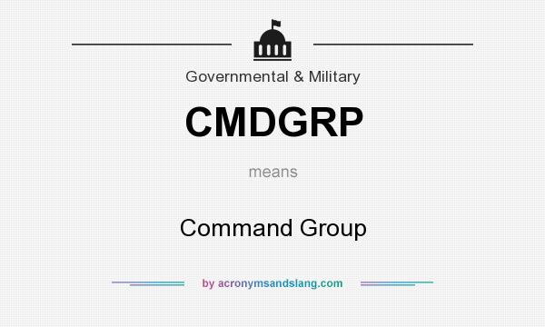 What does CMDGRP mean? It stands for Command Group