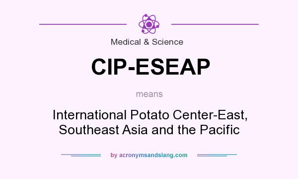 What does CIP-ESEAP mean? It stands for International Potato Center-East, Southeast Asia and the Pacific
