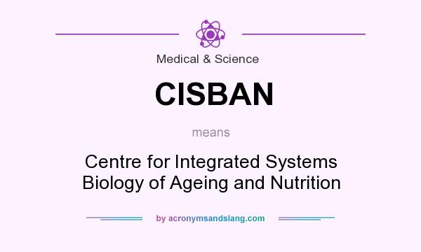 What does CISBAN mean? It stands for Centre for Integrated Systems Biology of Ageing and Nutrition