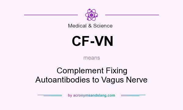 What does CF-VN mean? It stands for Complement Fixing Autoantibodies to Vagus Nerve