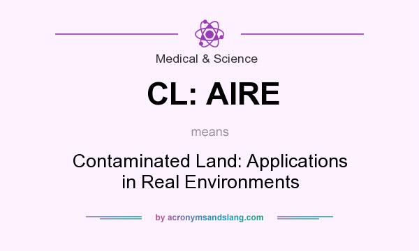 What does CL: AIRE mean? It stands for Contaminated Land: Applications in Real Environments