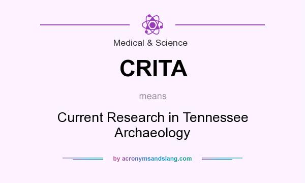 What does CRITA mean? It stands for Current Research in Tennessee Archaeology