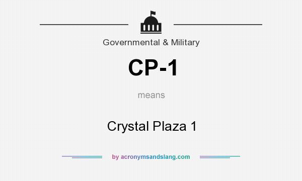 What does CP-1 mean? It stands for Crystal Plaza 1