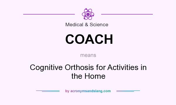 What does COACH mean? It stands for Cognitive Orthosis for Activities in the Home