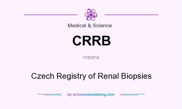 What does CRRB mean? It stands for Czech Registry of Renal Biopsies