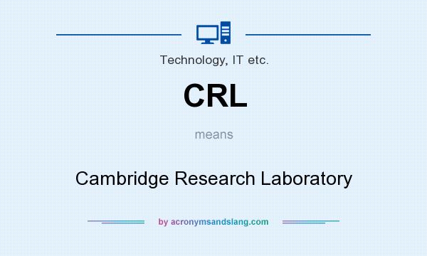 What does CRL mean? It stands for Cambridge Research Laboratory