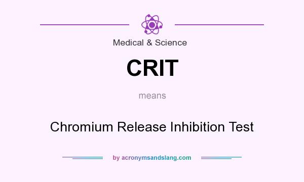 What does CRIT mean? It stands for Chromium Release Inhibition Test