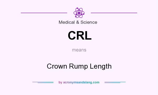 What does CRL mean? It stands for Crown Rump Length
